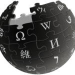 wikipedia logo (inverse)